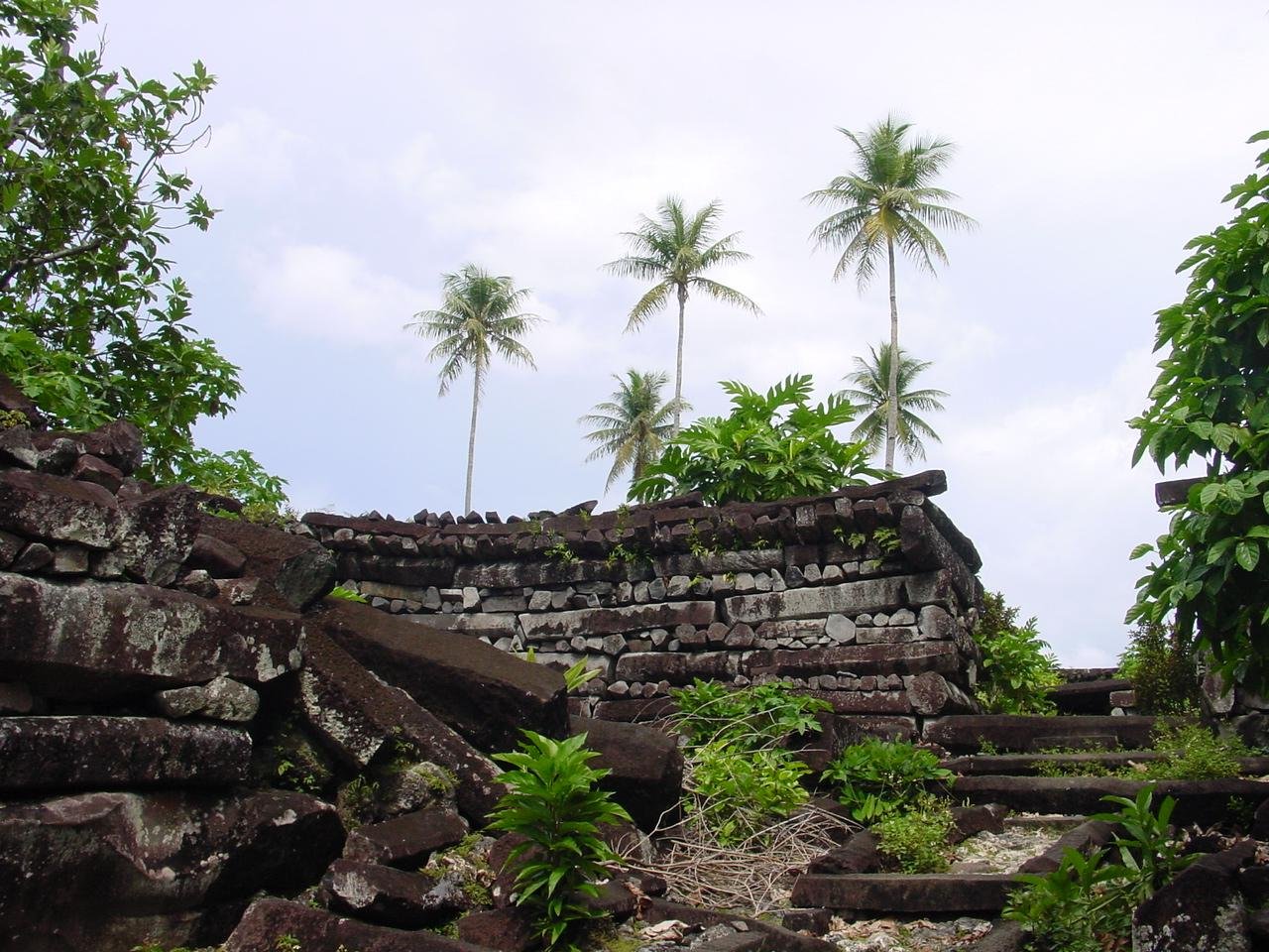 Nan Madol ruins in Pohnpei.